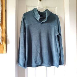 Teal Fleece Sweater